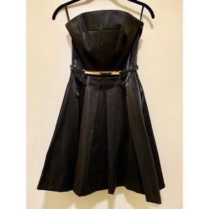 RACHEL Rachel Roy Black Strapless Dress